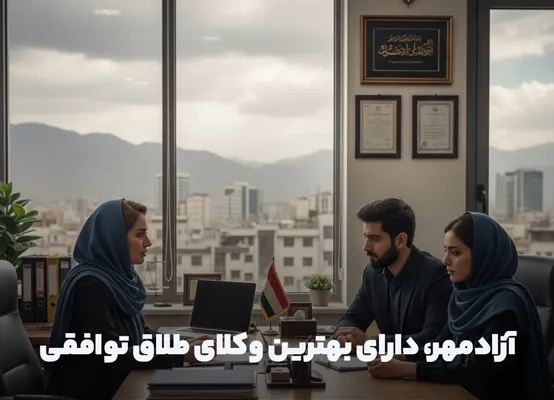 آزادمهر دارای بهترین وکیل طلاق توافقی در تهران