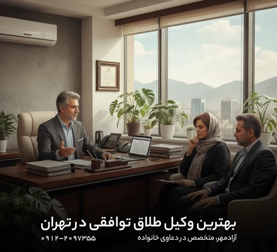 بهترین وکیل طلاق توافقی در تهران