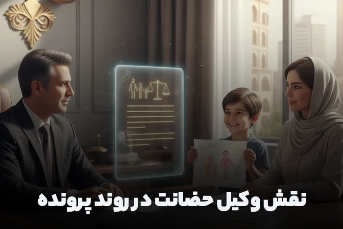 نقش وکیل حضانت در روند پرونده 